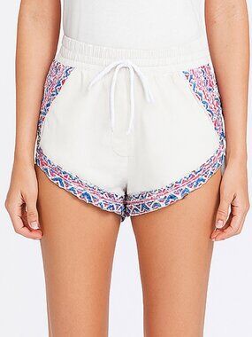 Rococo Sand Paloma Embroidered Shorts‎ Size XS b62